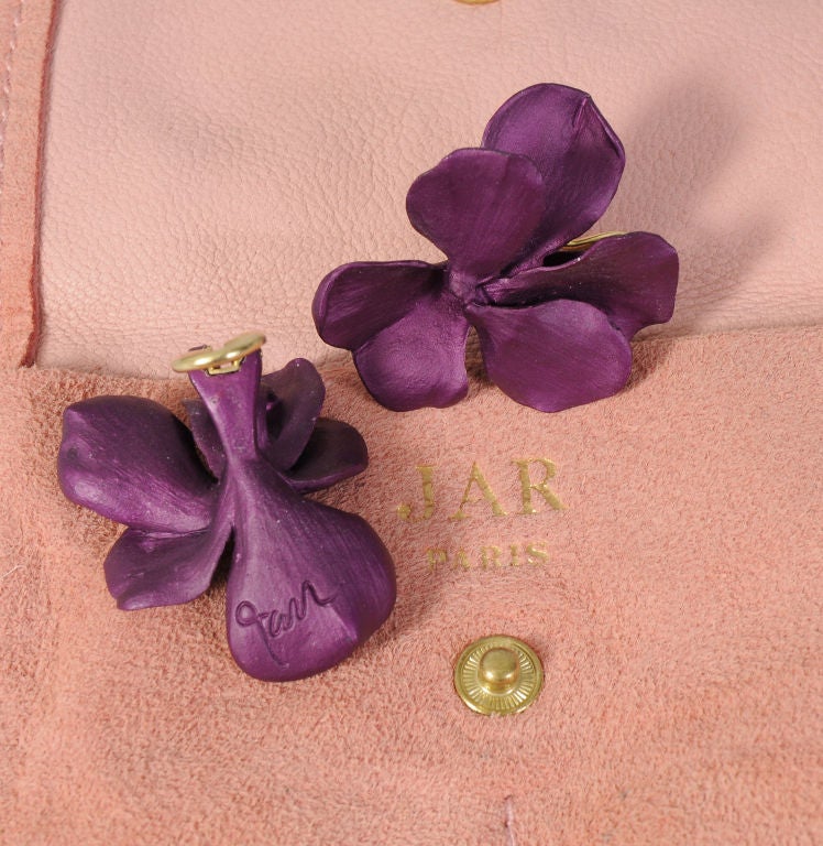 JAR  18K and Titanium  Earrings