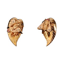 French 14kt Dress Clips