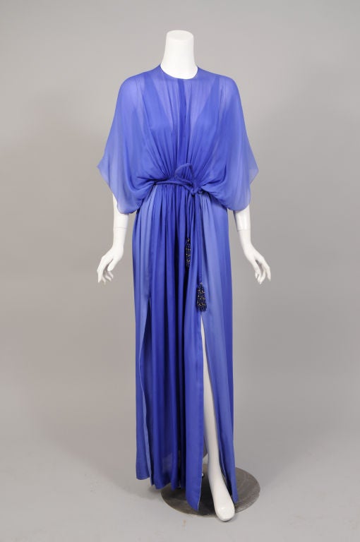 PaulineTrigere Ombred Chiffon Dress & Scarf 4