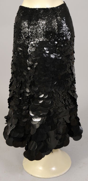 Angelo Tarlazzi Graduated Sequin Skirt