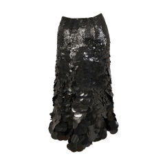 Vintage Angelo Tarlazzi Graduated Sequin Skirt