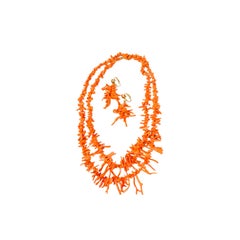 Branch Coral Necklace & Earrings