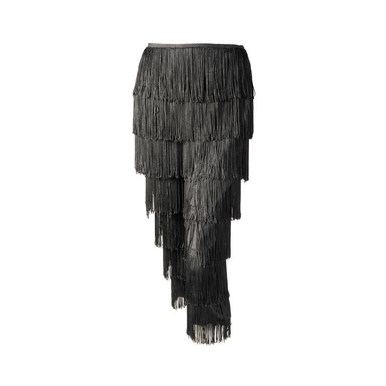 Norma Kamali Fringe Pants