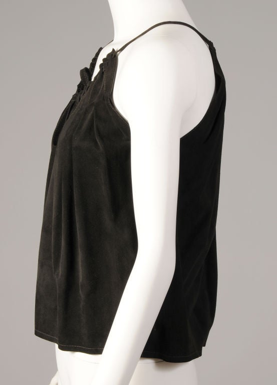 Jean Muir Suede Top