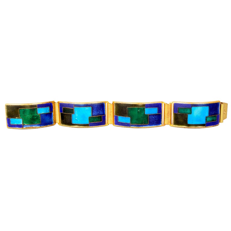 Scholz und Lammel Emaille-Armband aus Emaille