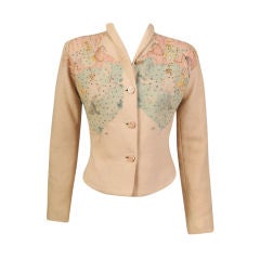 Rare Tina Leser Hand Painted Jacket 2