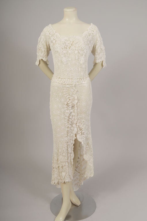 Edwardian Irish Lace Dress 4