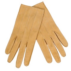 Hermes Suede Gloves