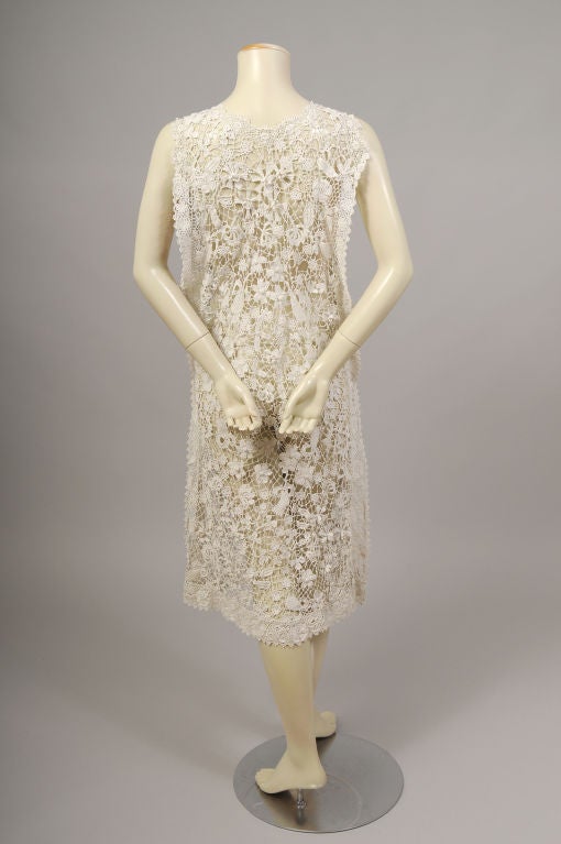 1920's Irish Lace Dress 4