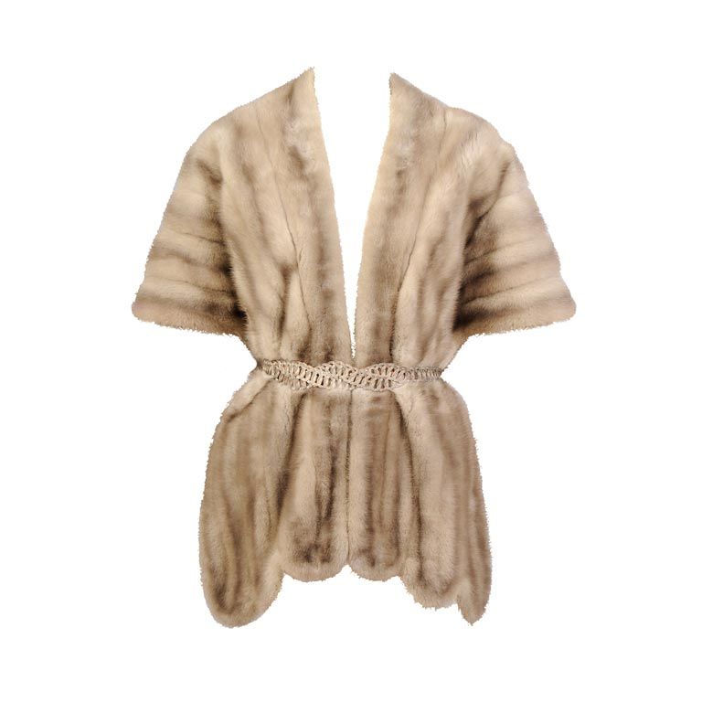 Silver Mink Wrap
