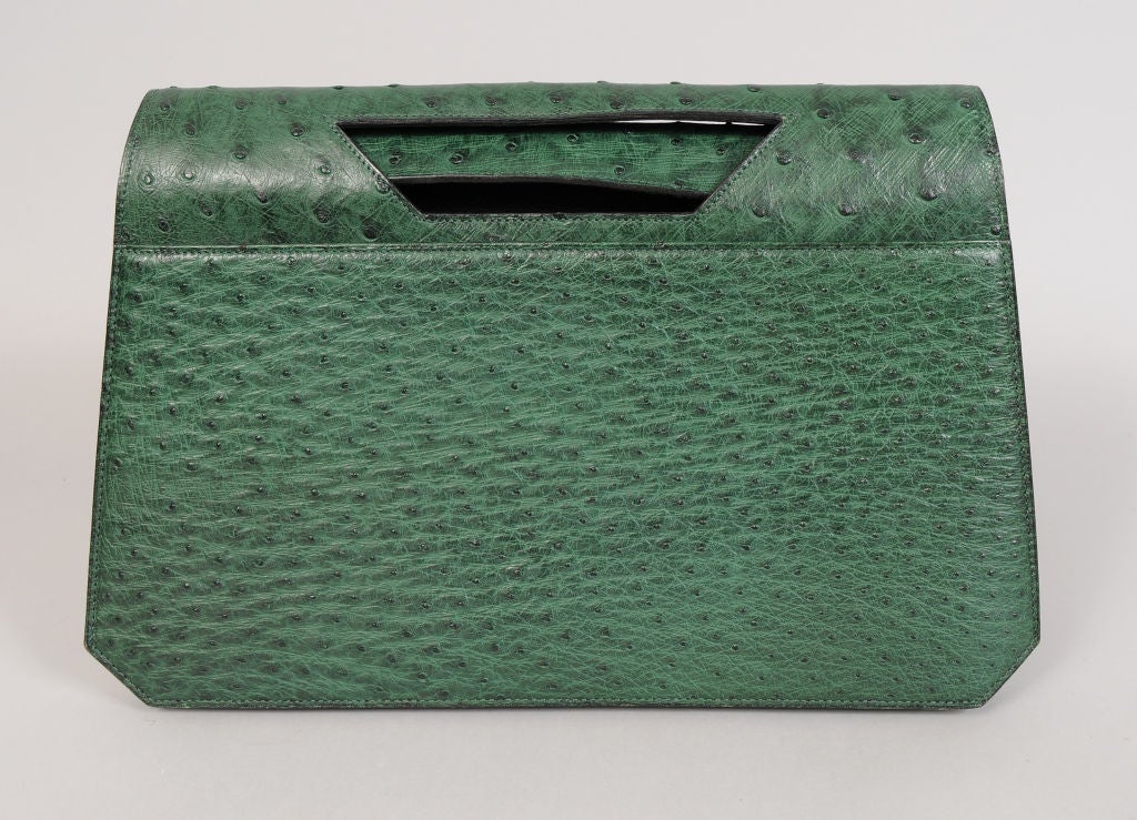 Women's Harel, Paris Oversized Ostrich Clutch