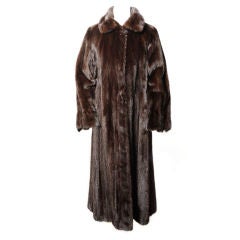 Vintage Black Willow Mink Coat