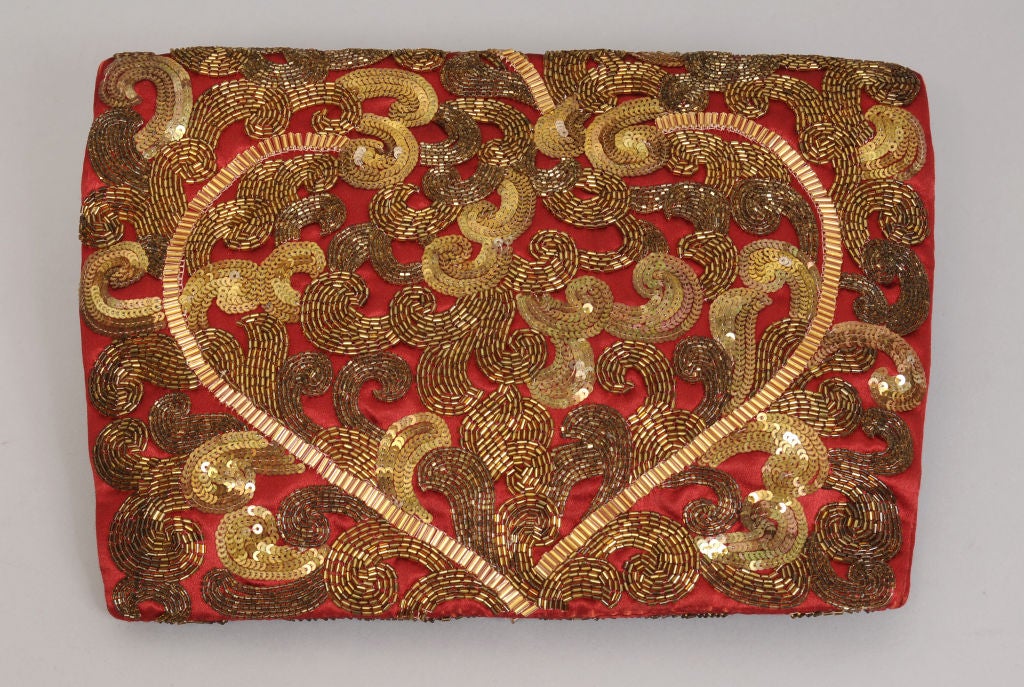 Women's Josef,  French Beaded Clutch