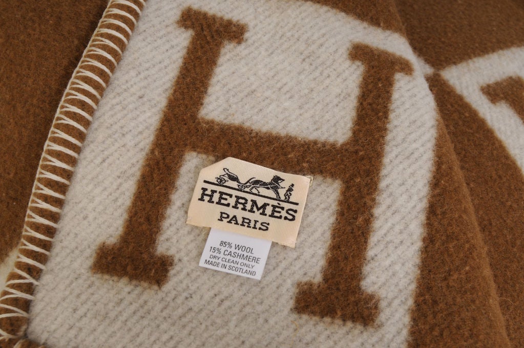 vintage hermes blanket