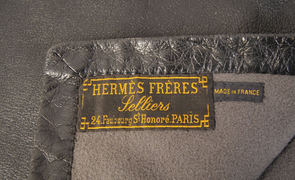 Vintage Hermes Leather Blanket at 1stDibs | leather blankets, black leather  blanket, vintage hermes blanket