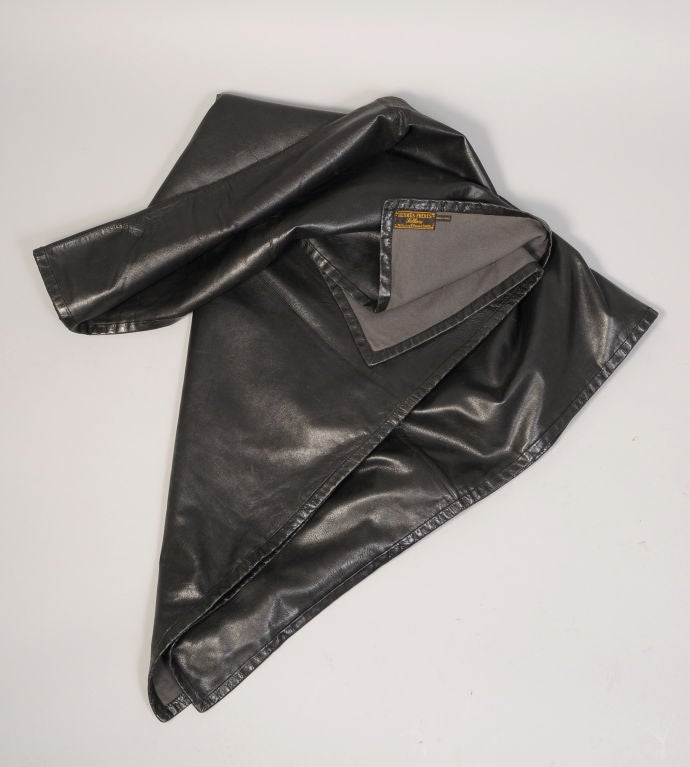 Vintage Hermes Leather Blanket at 1stdibs