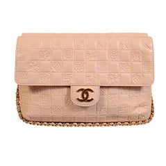 Pale Pink Iconic Chanel Logo Bag