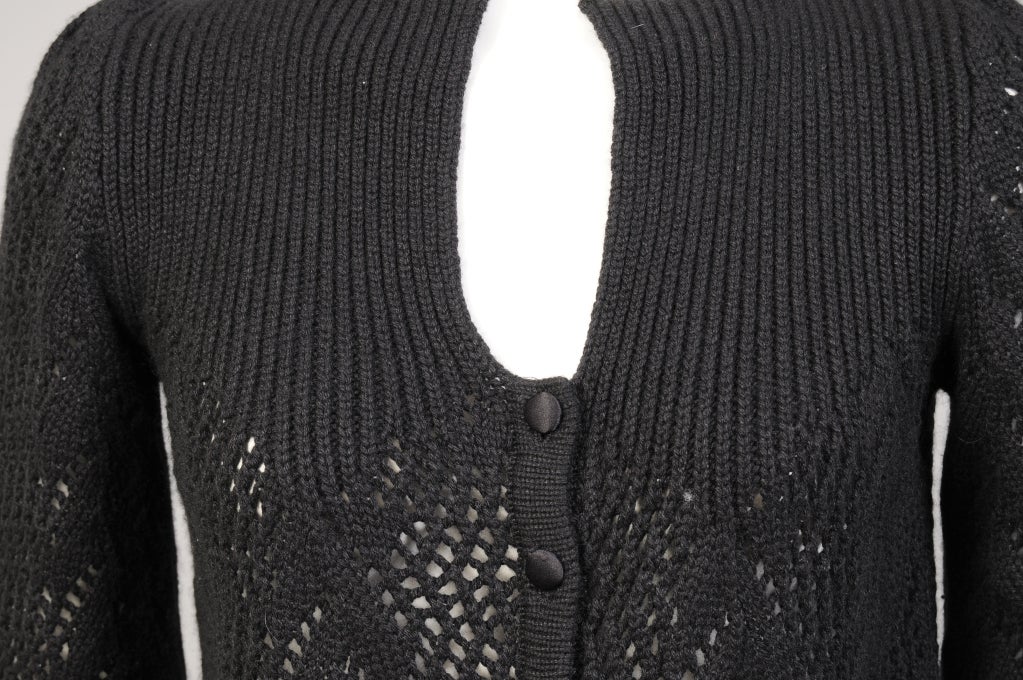 Black Emanuel Ungaro Cashmere Sweater