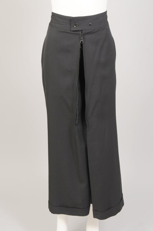 Yohji Yamamoto Skirt or Pant For Sale at 1stdibs