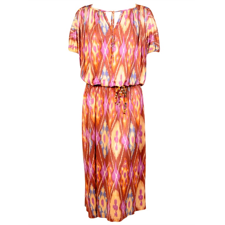 Missoni Ikat Print Dress at 1stDibs