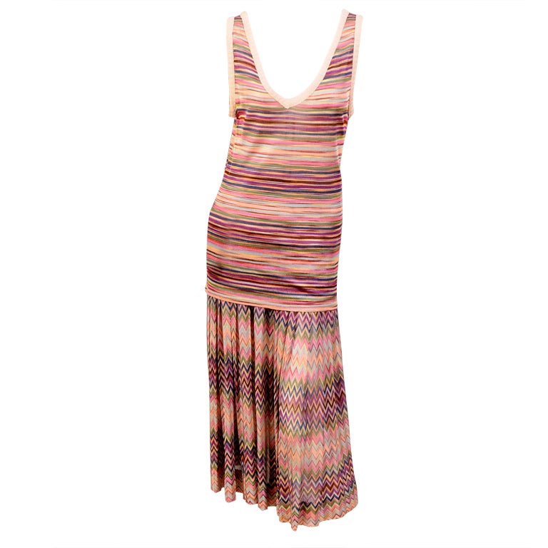 Missoni 2 Piece Knit Dress at 1stdibs