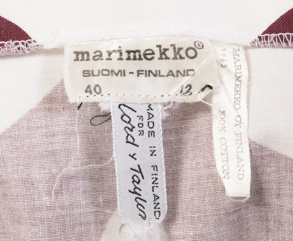 Vintage Marimekko Dress 3