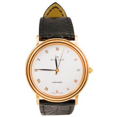 Blancpain Rose Gold Automatic Wristwatch with Date