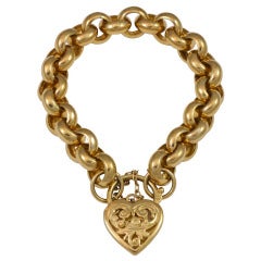 Antique English Gold Gate Bracelet