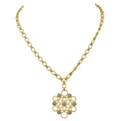 Buccellati Yellow Gold Diamond Necklace