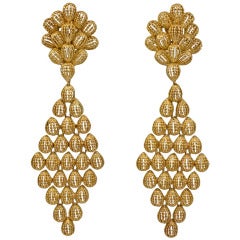 Van Cleef & Arpels Gold Dangle Earrings