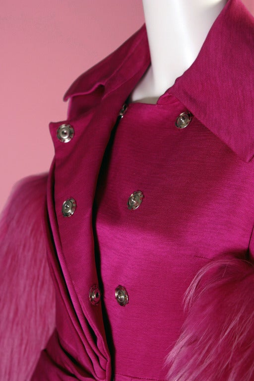 dior coat pink