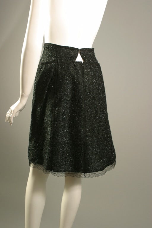 2005 ROCHAS COUTURE shimmering lurex and tulle evening ensemble For Sale 5