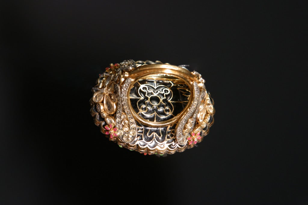 2010s Lydia Courteille Rare micromosaic signet ring For Sale 4