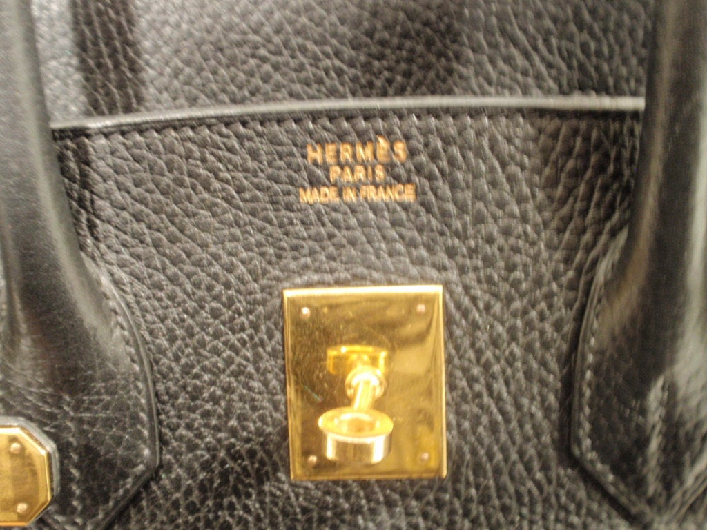 Hermes Black Birkin 35 cm Bag 2