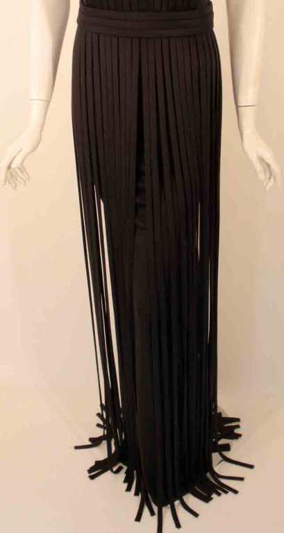 Elizabeth Mason Couture - Robe noire « No Strings Attached », fabriquée sur commande en vente 3