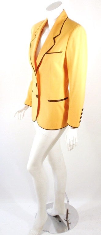 moschino yellow jacket