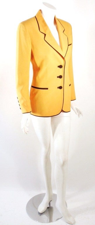 Women's Moschino Couture Yellow Jacket