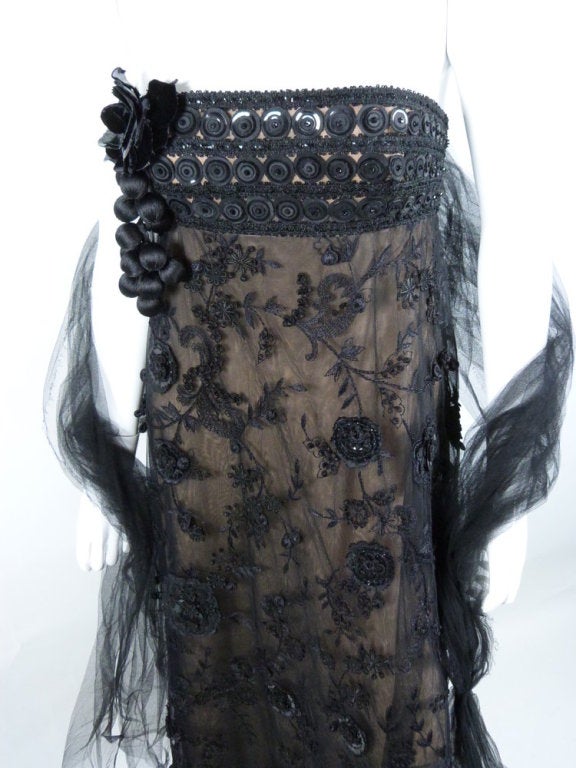 Women's Oscar de la Renta Black Lace Dress
