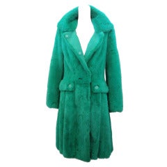 Versace Emerald Mink Coat