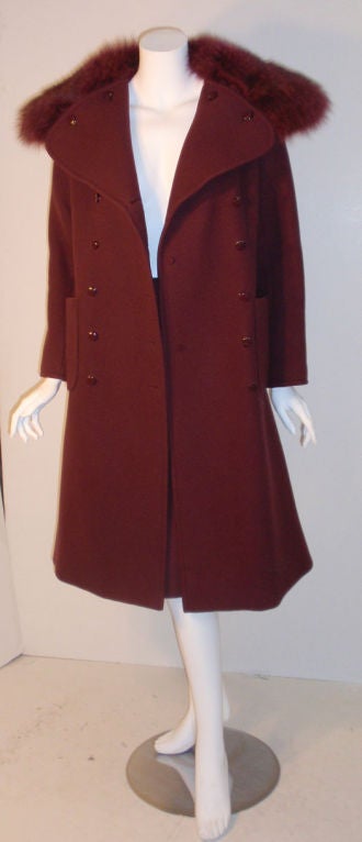 topshop burgundy coat