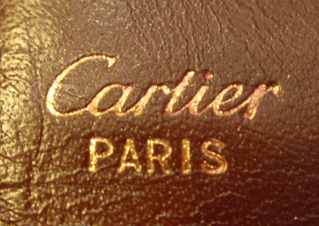 Cartier Burgundy Leather Wallet, Circa 1980