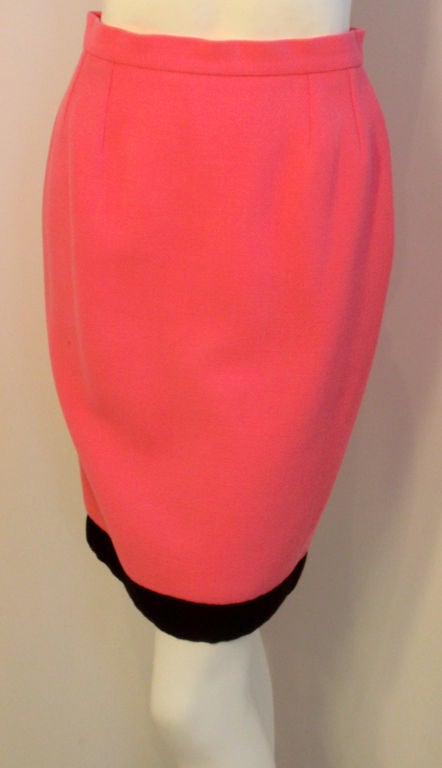 Chanel 2pc Hot Pink Jacket and Skirt Set 5