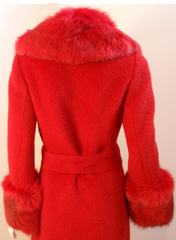 JAMES GALANOS full length maxi coat from the 1970s 4