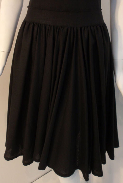 Thierry Mugler Black Knee Length Cocktail Dress 5
