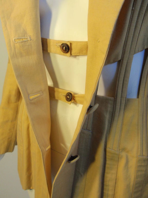 Jean Paul Gautier Rare Custard Jacket, Circa 1980 4