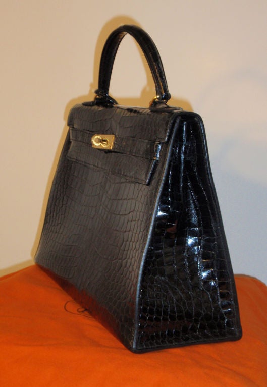 Rare Hermes Crocodile Kelly 1