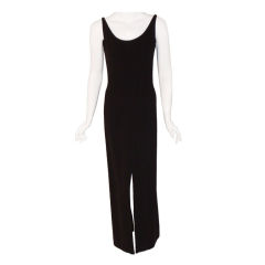 Pierre Balmain Long Navy Crepe Dress, Circa 1960 10