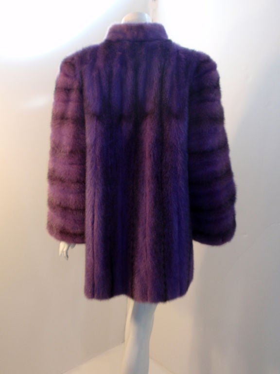 dior puffer jacket purple