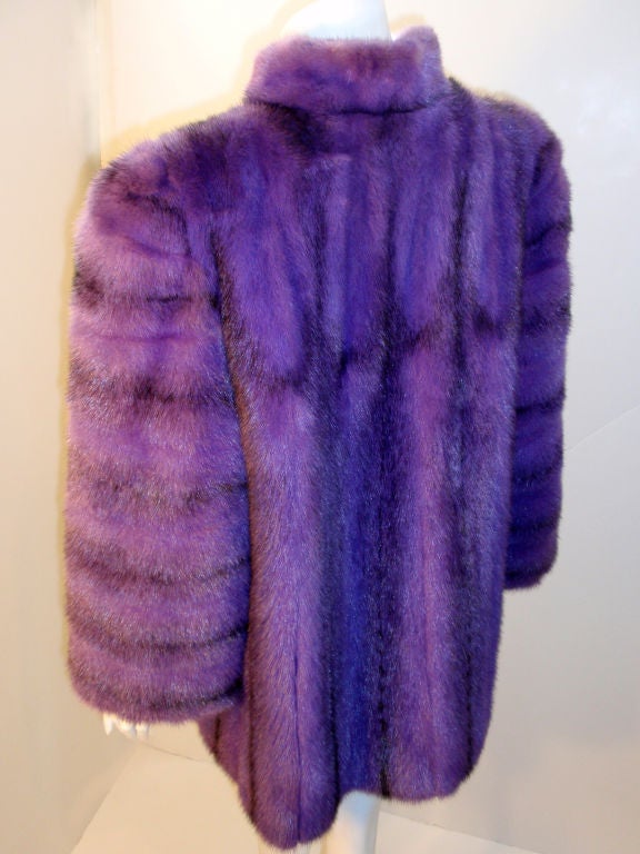dior purple coat