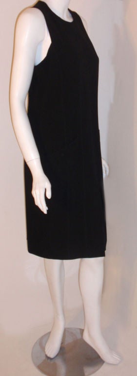 Women's Chanel Black Sheath Day Dress, Circa 1990